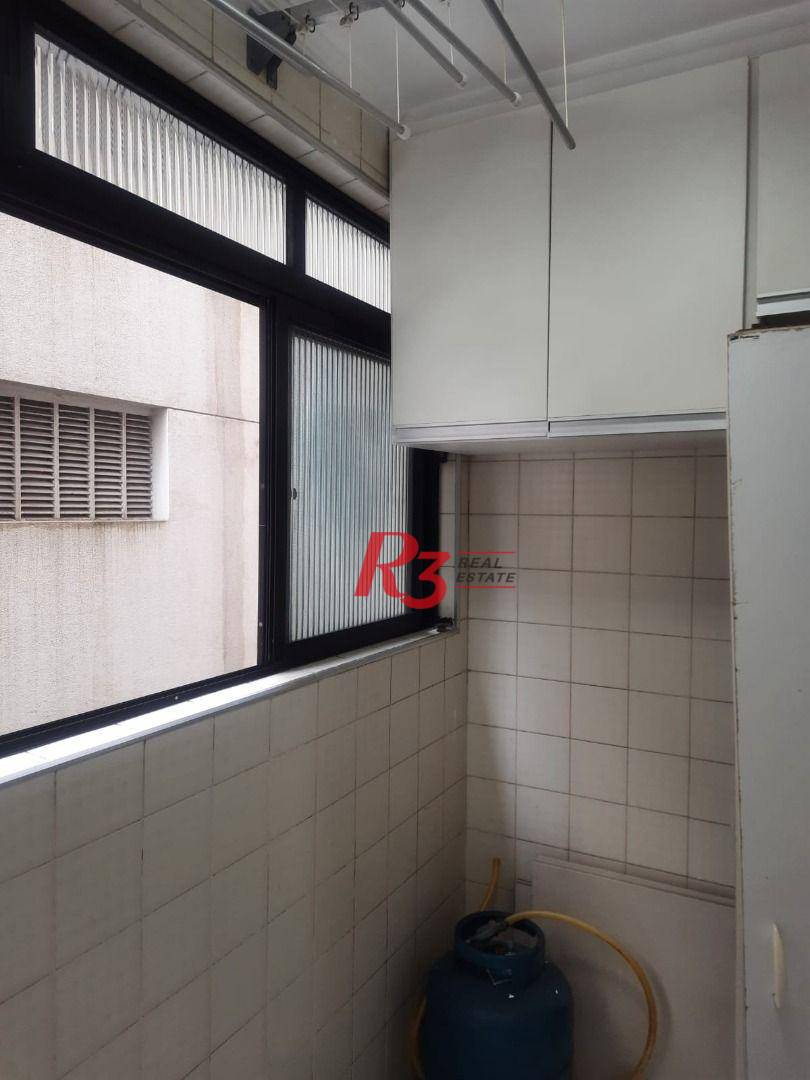 Apartamento com 2 dormitórios à venda, 80 m² por R$ 495.000,00 - Campo Grande - Santos/SP
