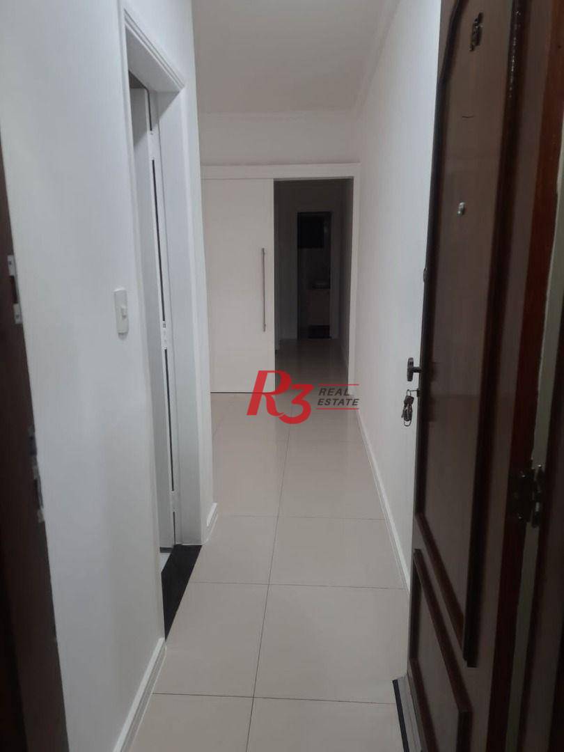 Apartamento com 2 dormitórios à venda, 80 m² por R$ 495.000,00 - Campo Grande - Santos/SP