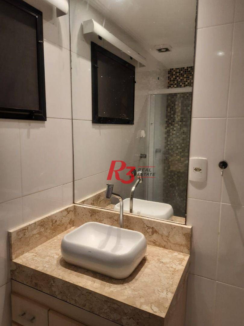 Apartamento com 2 dormitórios à venda, 80 m² por R$ 495.000,00 - Campo Grande - Santos/SP