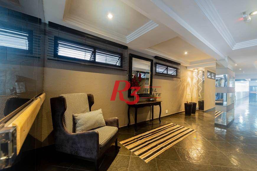 Apartamento com 2 dormitórios à venda, 80 m² por R$ 495.000,00 - Campo Grande - Santos/SP