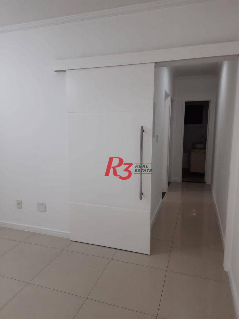 Apartamento com 2 dormitórios à venda, 80 m² por R$ 495.000,00 - Campo Grande - Santos/SP