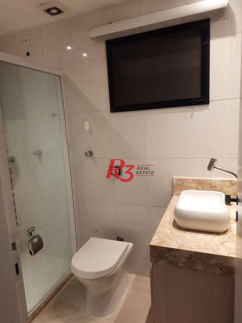 Apartamento com 2 dormitórios à venda, 80 m² por R$ 495.000,00 - Campo Grande - Santos/SP