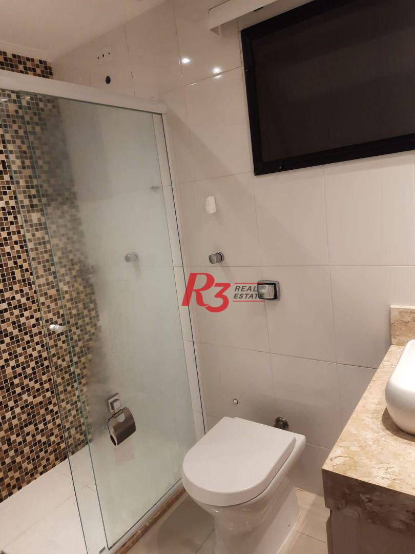 Apartamento com 2 dormitórios à venda, 80 m² por R$ 495.000,00 - Campo Grande - Santos/SP