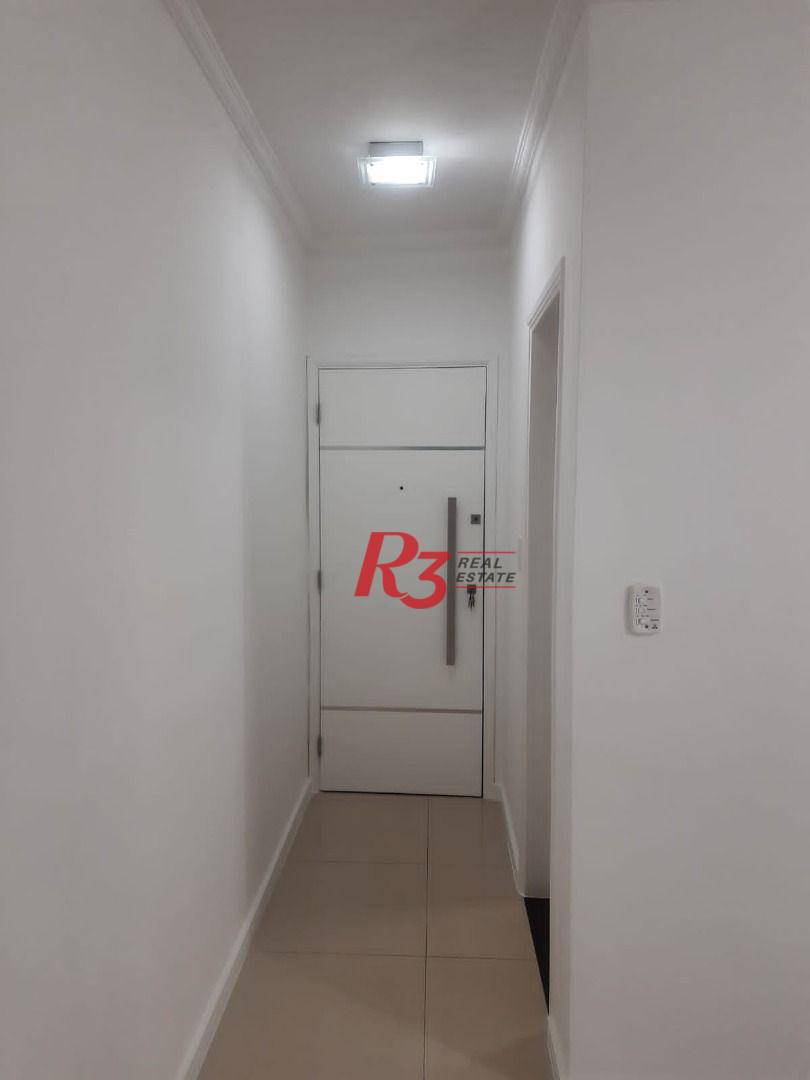 Apartamento com 2 dormitórios à venda, 80 m² por R$ 495.000,00 - Campo Grande - Santos/SP