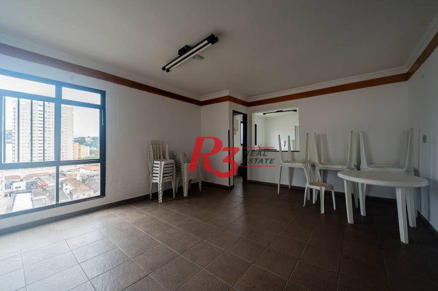 Apartamento com 2 dormitórios à venda, 80 m² por R$ 495.000,00 - Campo Grande - Santos/SP