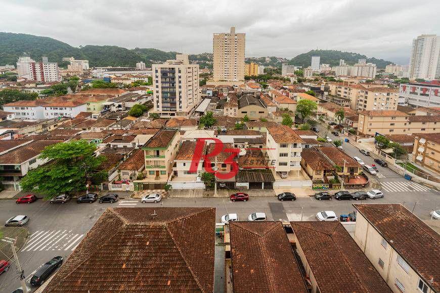 Apartamento com 2 dormitórios à venda, 80 m² por R$ 495.000,00 - Campo Grande - Santos/SP