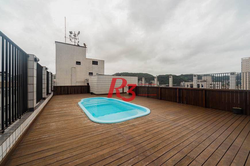 Apartamento com 2 dormitórios à venda, 80 m² por R$ 495.000,00 - Campo Grande - Santos/SP