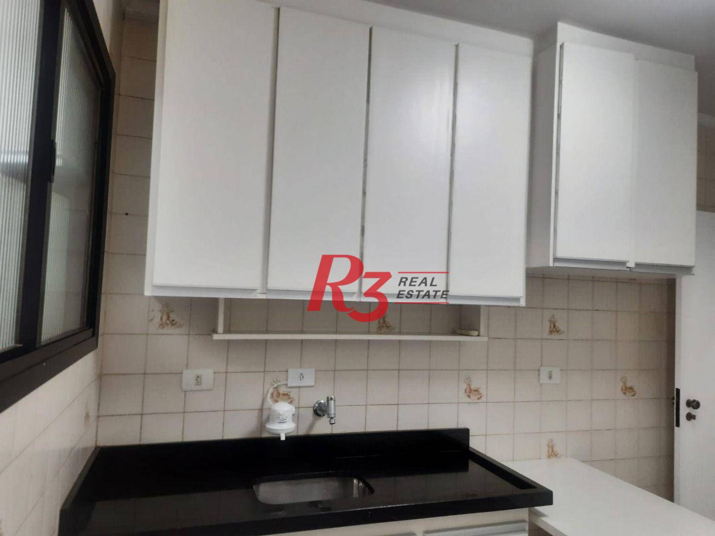 Apartamento com 2 dormitórios à venda, 80 m² por R$ 495.000,00 - Campo Grande - Santos/SP