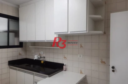 Apartamento com 2 dormitórios à venda, 80 m² por R$ 495.000,00 - Campo Grande - Santos/SP