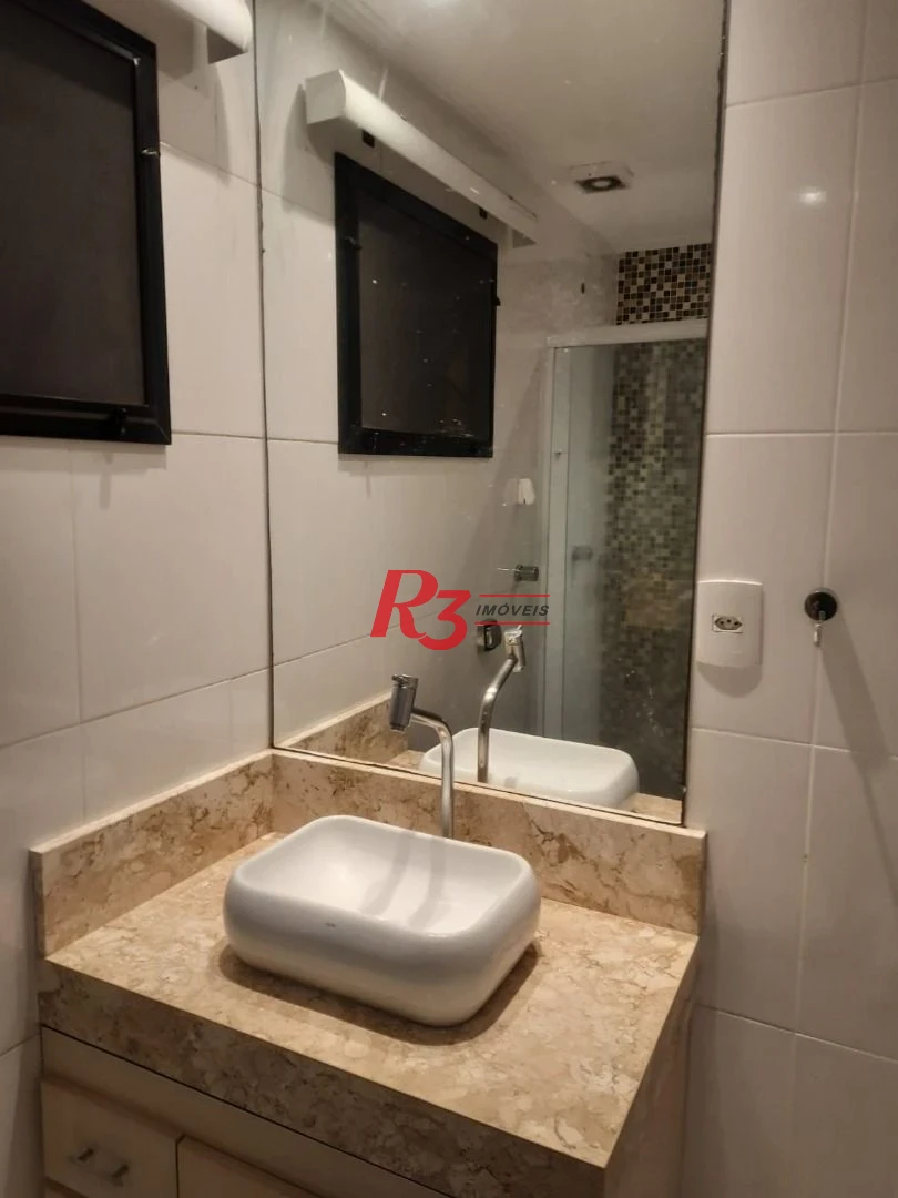 Apartamento com 2 dormitórios à venda, 80 m² por R$ 495.000,00 - Campo Grande - Santos/SP