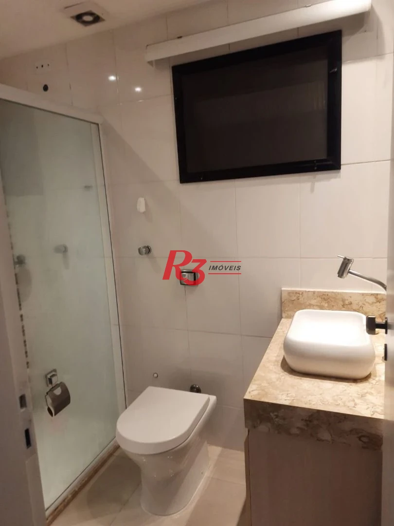 Apartamento com 2 dormitórios à venda, 80 m² por R$ 495.000,00 - Campo Grande - Santos/SP