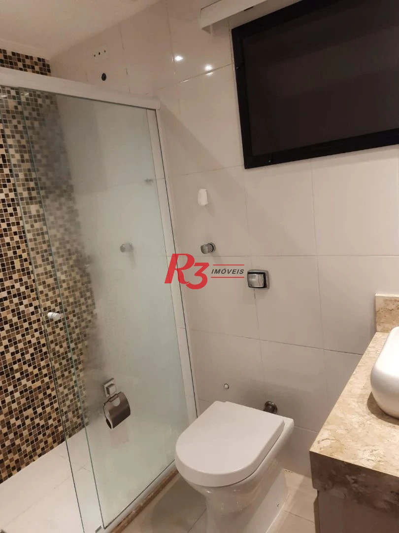Apartamento com 2 dormitórios à venda, 80 m² por R$ 495.000,00 - Campo Grande - Santos/SP