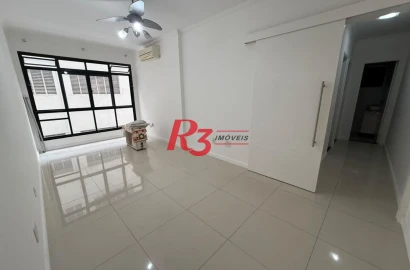 Apartamento com 2 dormitórios para alugar, 80 m² - Campo Grande - Santos/SP
