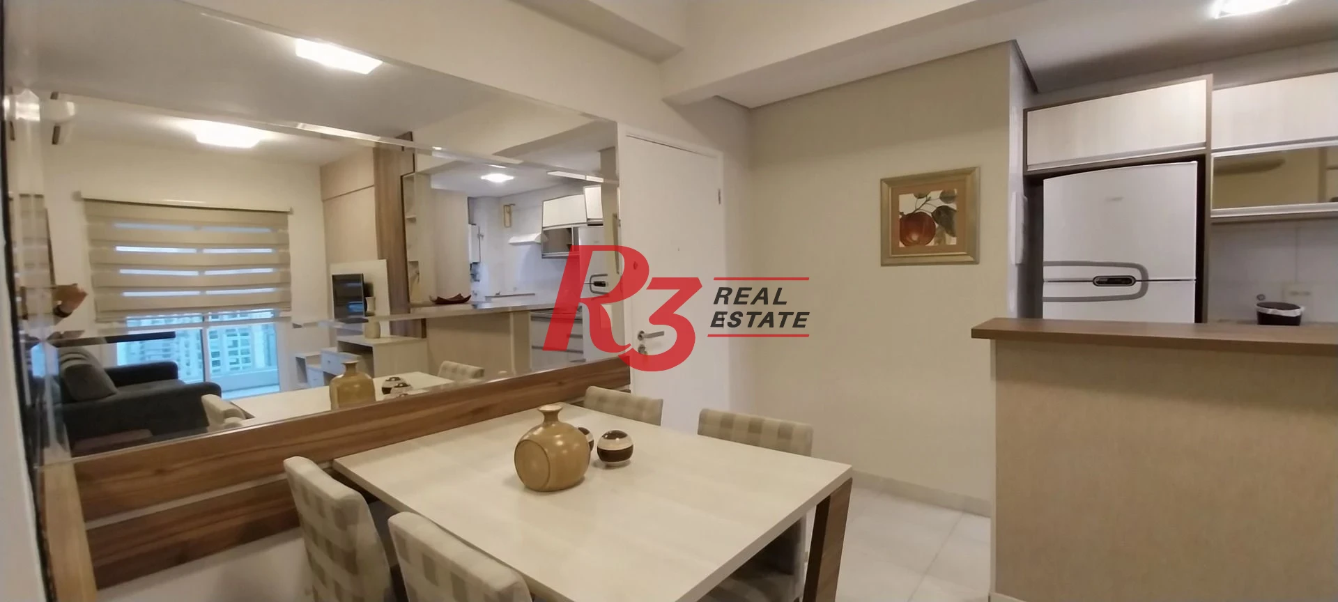 Apartamento para alugar, 50 m² por R$ 5.000,00/mês - Gonzaga - Santos/SP