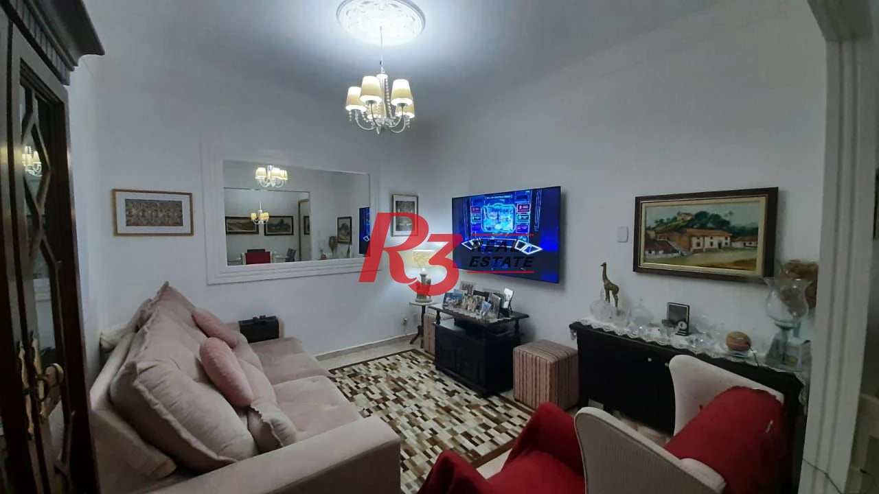 Apartamento com 1 dormitório à venda, 63 m² - Campo Grande - Santos/SP