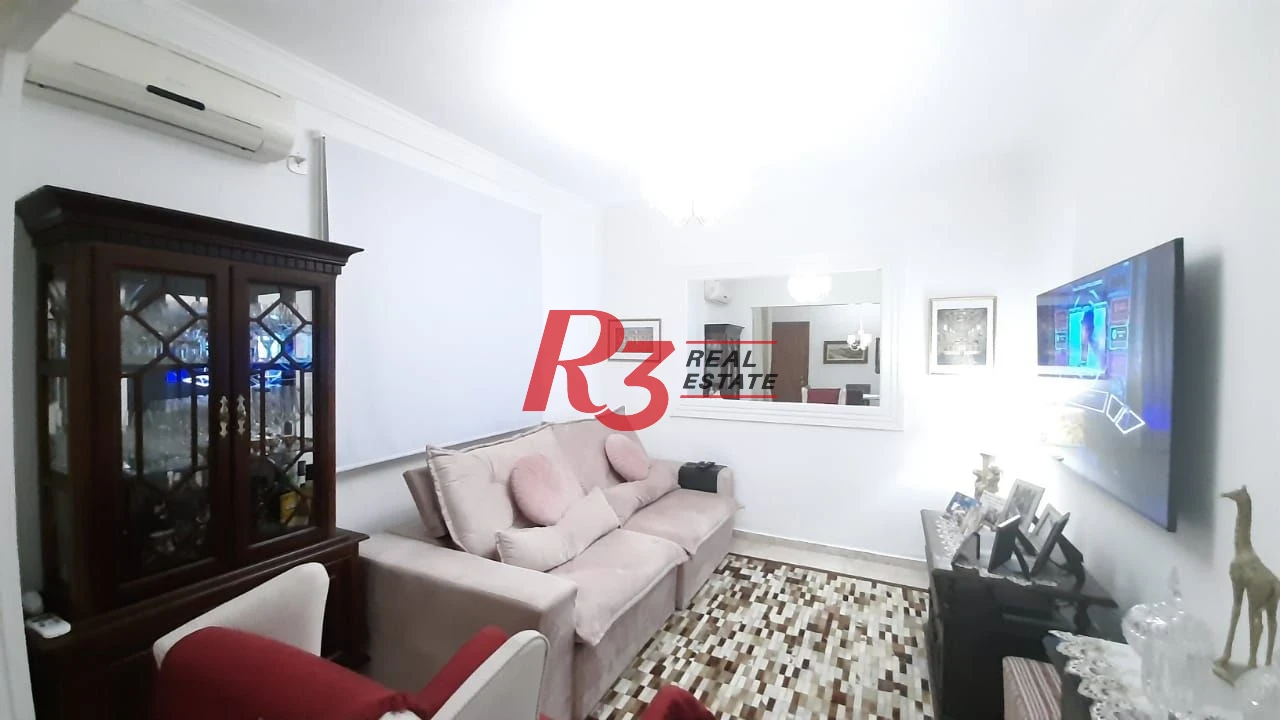Apartamento com 1 dormitório à venda, 63 m² - Campo Grande - Santos/SP