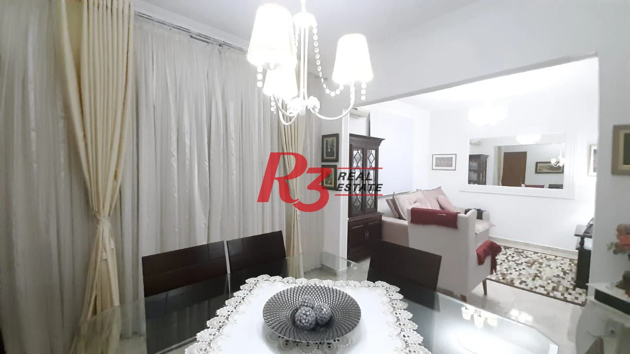 Apartamento com 1 dormitório à venda, 63 m² - Campo Grande - Santos/SP