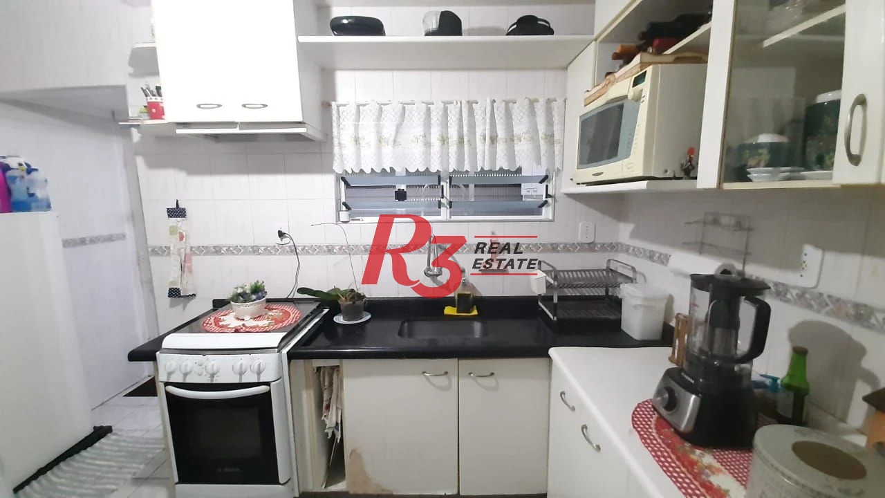Apartamento com 1 dormitório à venda, 63 m² - Campo Grande - Santos/SP
