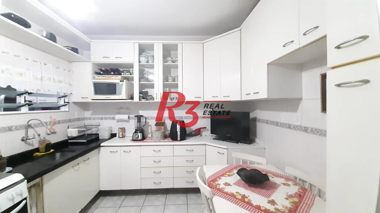 Apartamento com 1 dormitório à venda, 63 m² - Campo Grande - Santos/SP