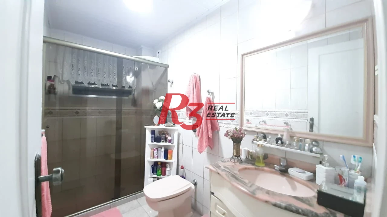 Apartamento com 1 dormitório à venda, 63 m² - Campo Grande - Santos/SP