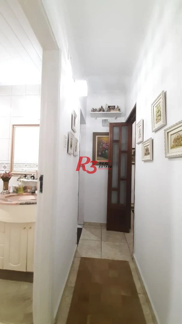 Apartamento com 1 dormitório à venda, 63 m² - Campo Grande - Santos/SP