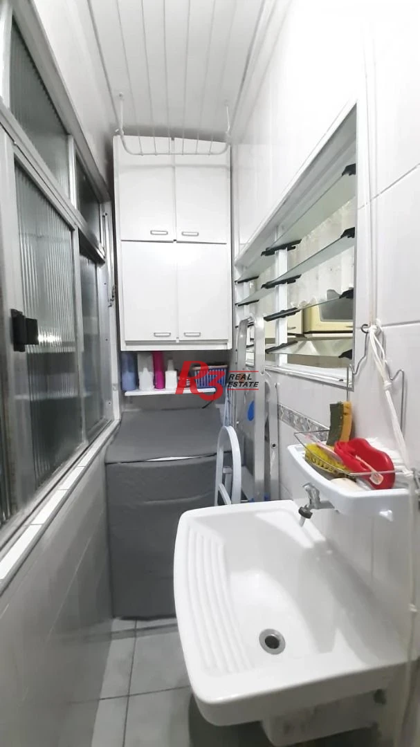 Apartamento com 1 dormitório à venda, 63 m² - Campo Grande - Santos/SP