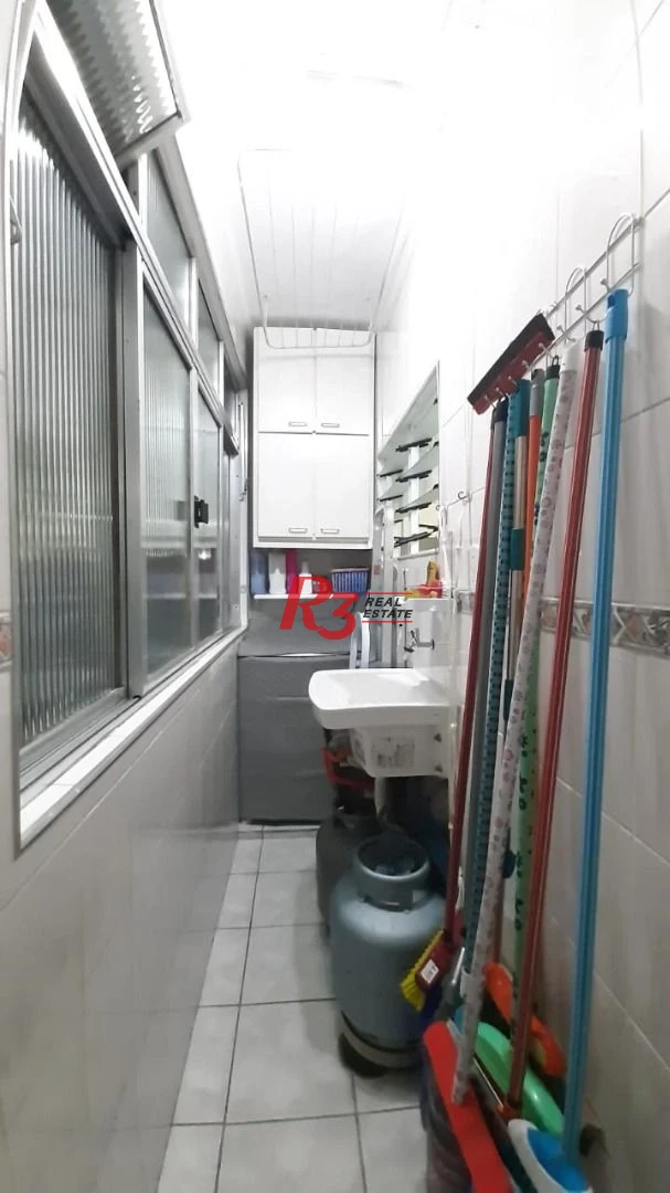 Apartamento com 1 dormitório à venda, 63 m² - Campo Grande - Santos/SP