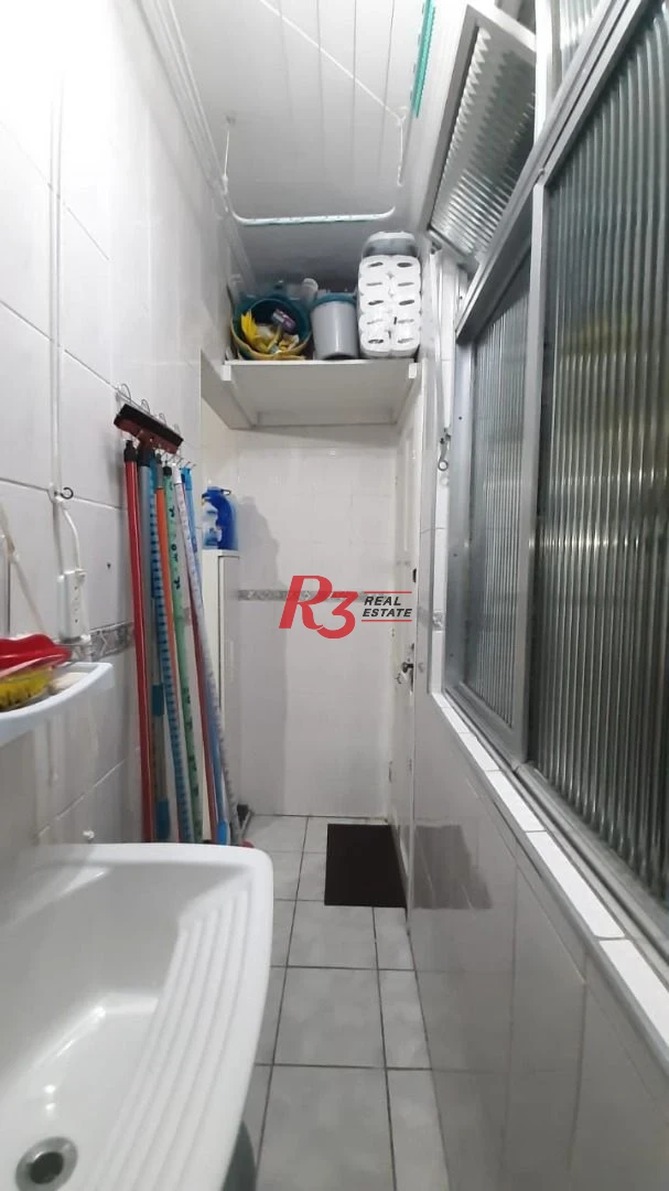 Apartamento com 1 dormitório à venda, 63 m² - Campo Grande - Santos/SP
