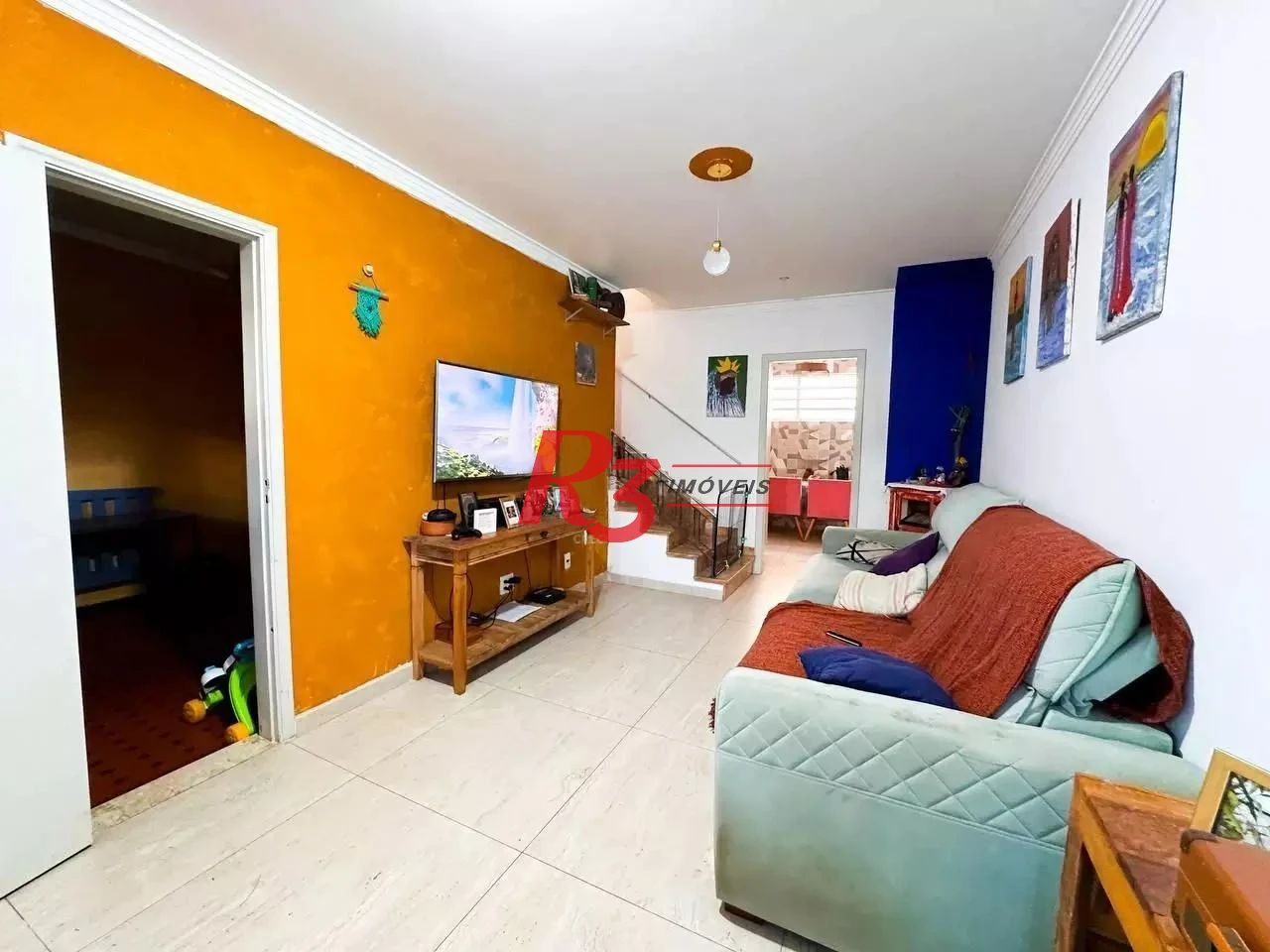 Sobrado com 3 dormitórios à venda, 140 m² por R$ 750.000,00 - Vila Matias - Santos/SP