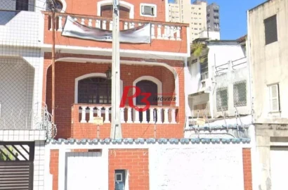 Sobrado para alugar, 250 m² por R$ 5.500,00/mês - Pompéia - Santos/SP