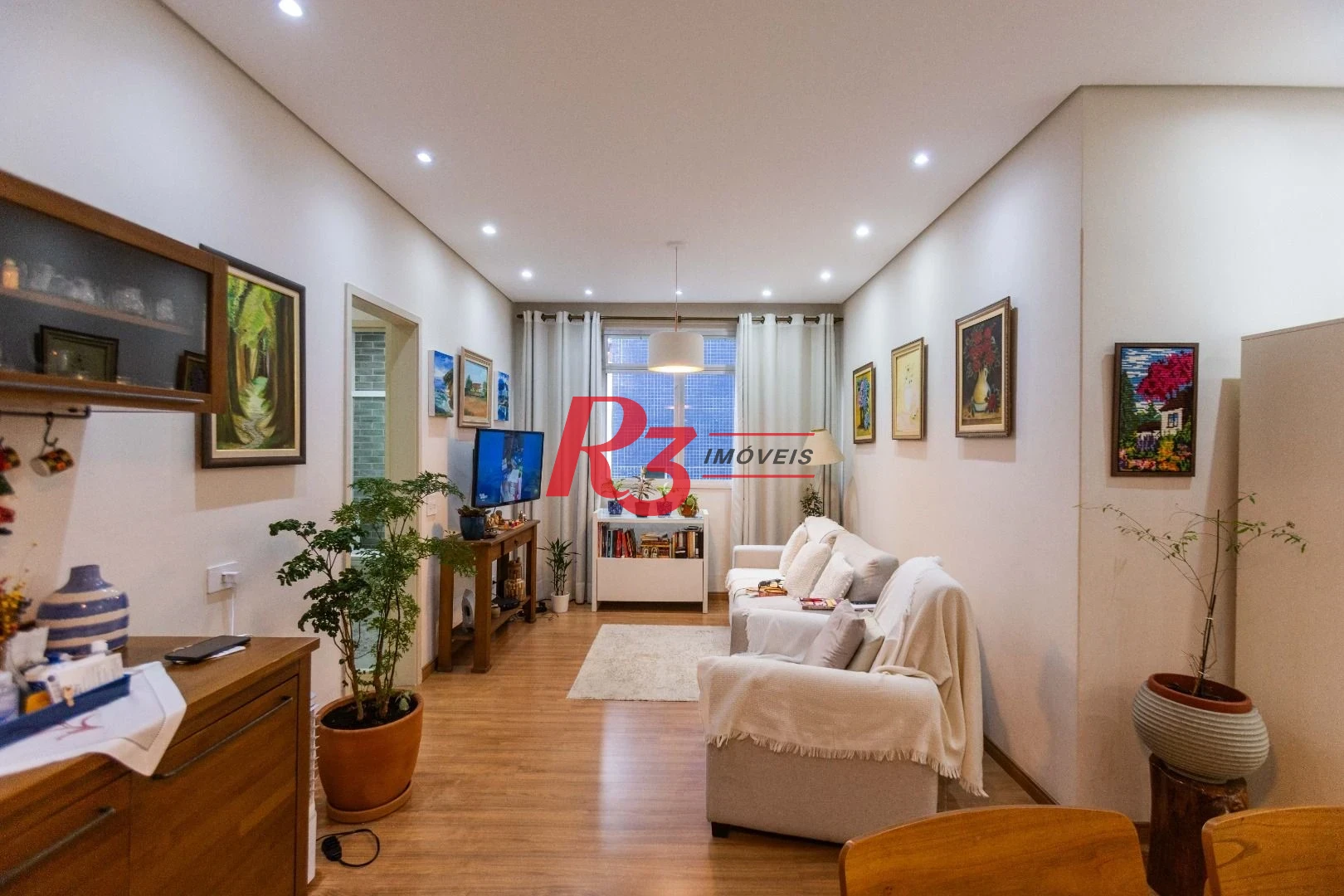 Apartamento com 3 dormitórios à venda, 113 m² - Gonzaga - Santos/SP