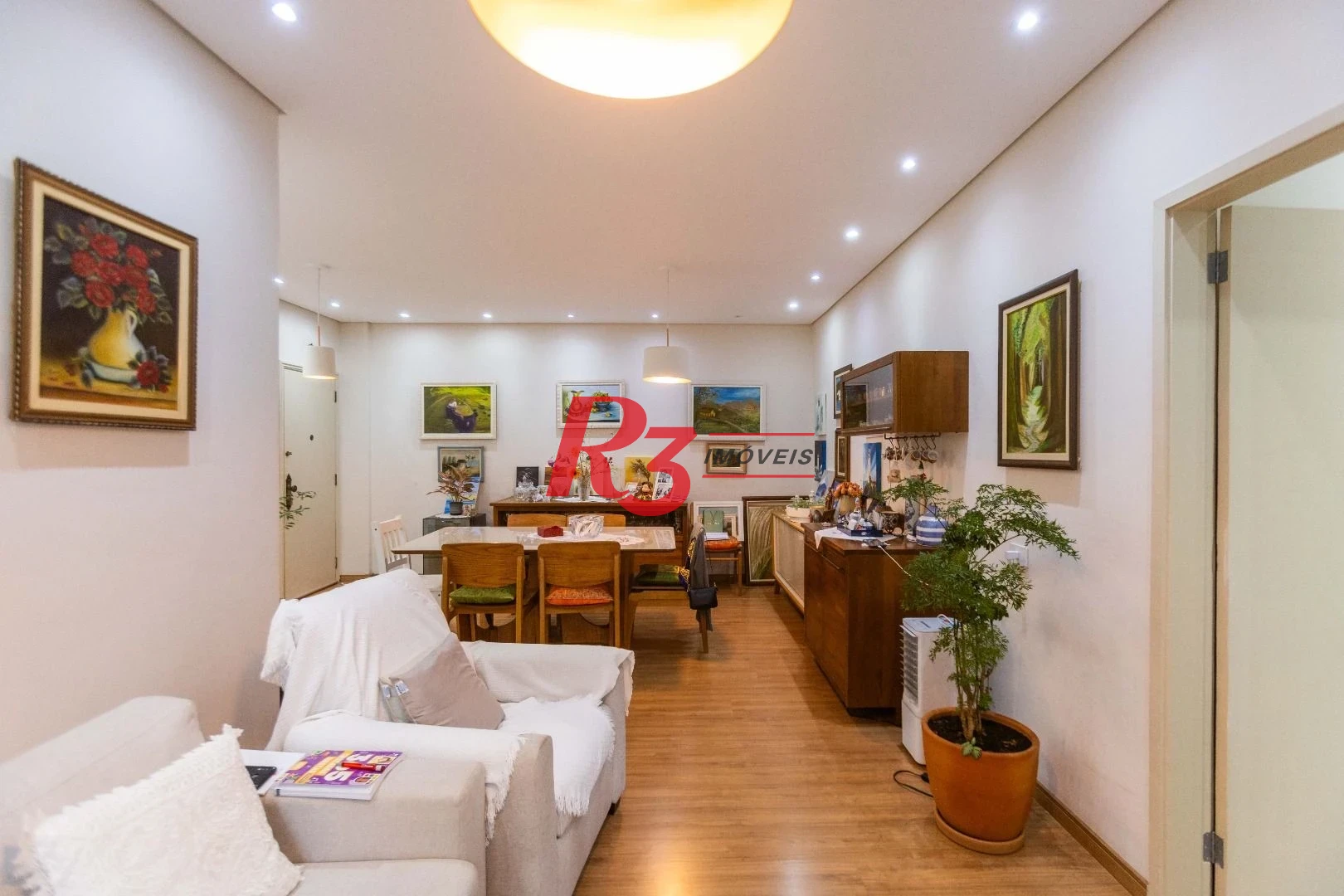 Apartamento com 3 dormitórios à venda, 113 m² - Gonzaga - Santos/SP