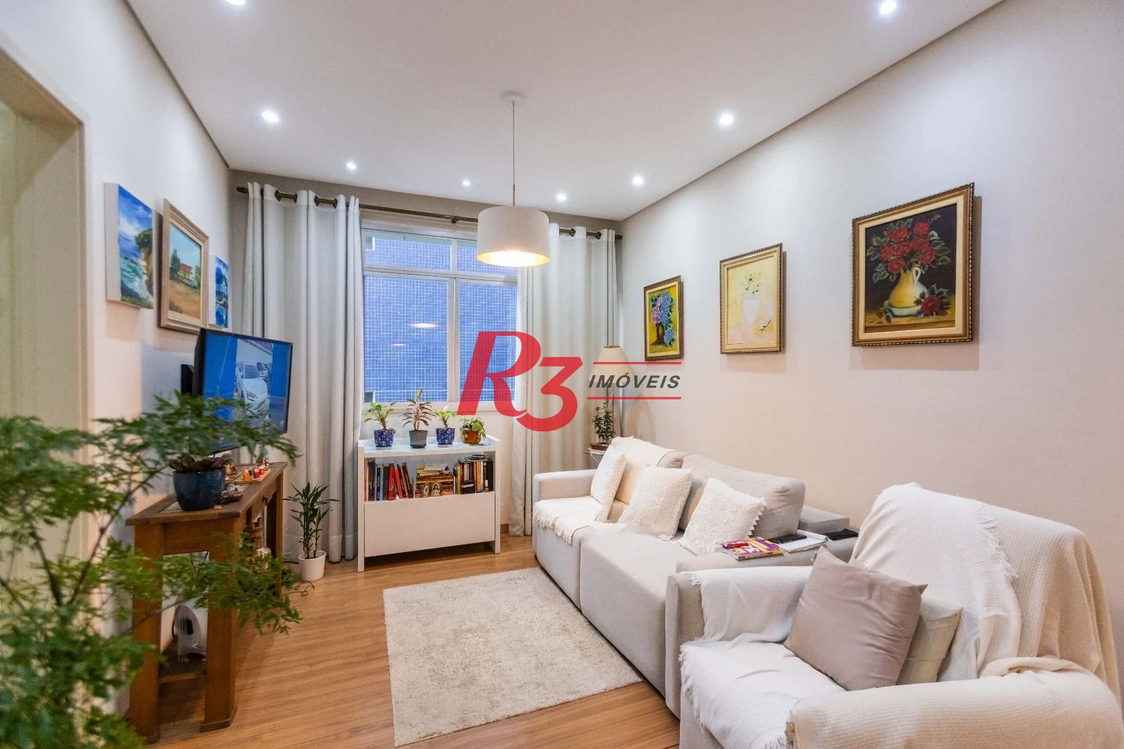 Apartamento com 3 dormitórios à venda, 113 m² - Gonzaga - Santos/SP