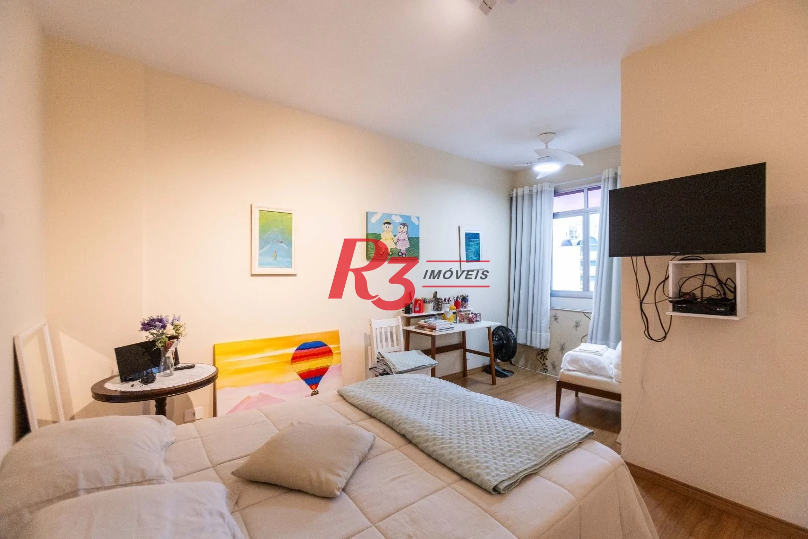 Apartamento com 3 dormitórios à venda, 113 m² - Gonzaga - Santos/SP
