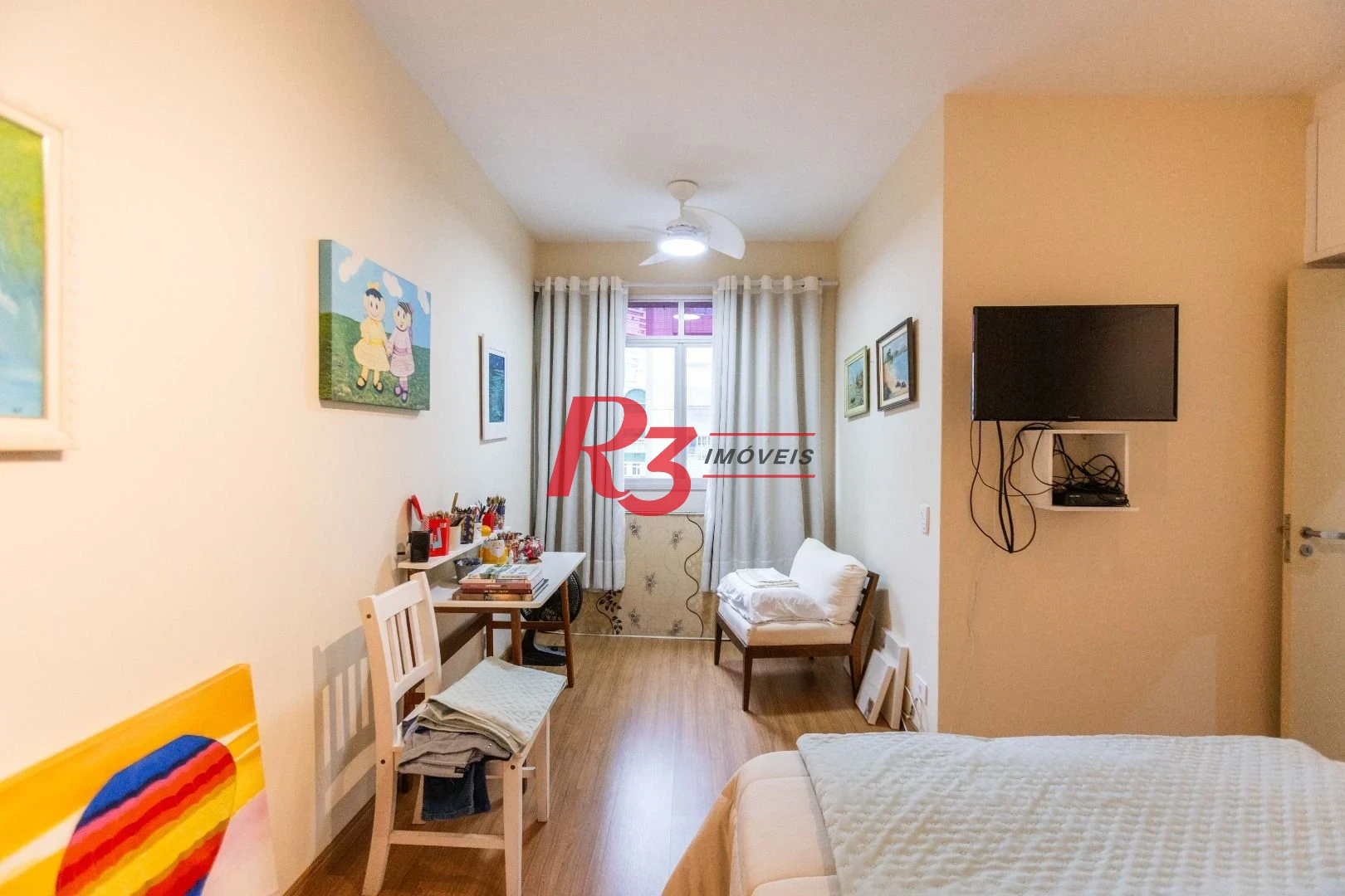 Apartamento com 3 dormitórios à venda, 113 m² - Gonzaga - Santos/SP