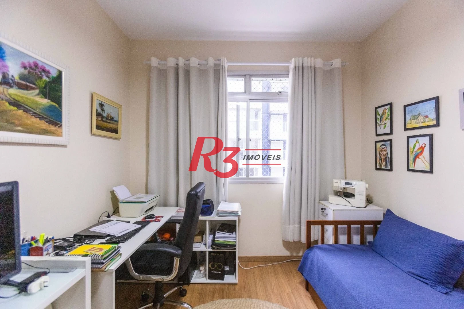 Apartamento com 3 dormitórios à venda, 113 m² - Gonzaga - Santos/SP