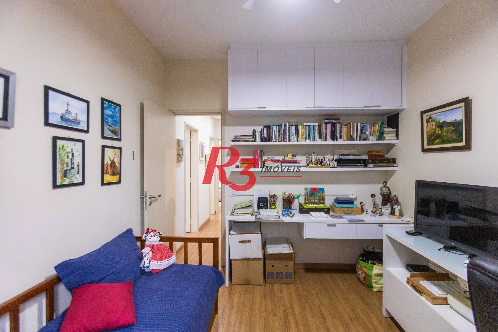 Apartamento com 3 dormitórios à venda, 113 m² - Gonzaga - Santos/SP
