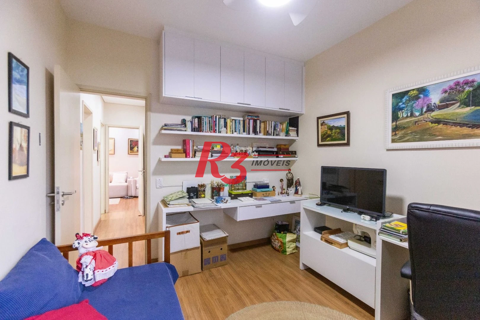 Apartamento com 3 dormitórios à venda, 113 m² - Gonzaga - Santos/SP