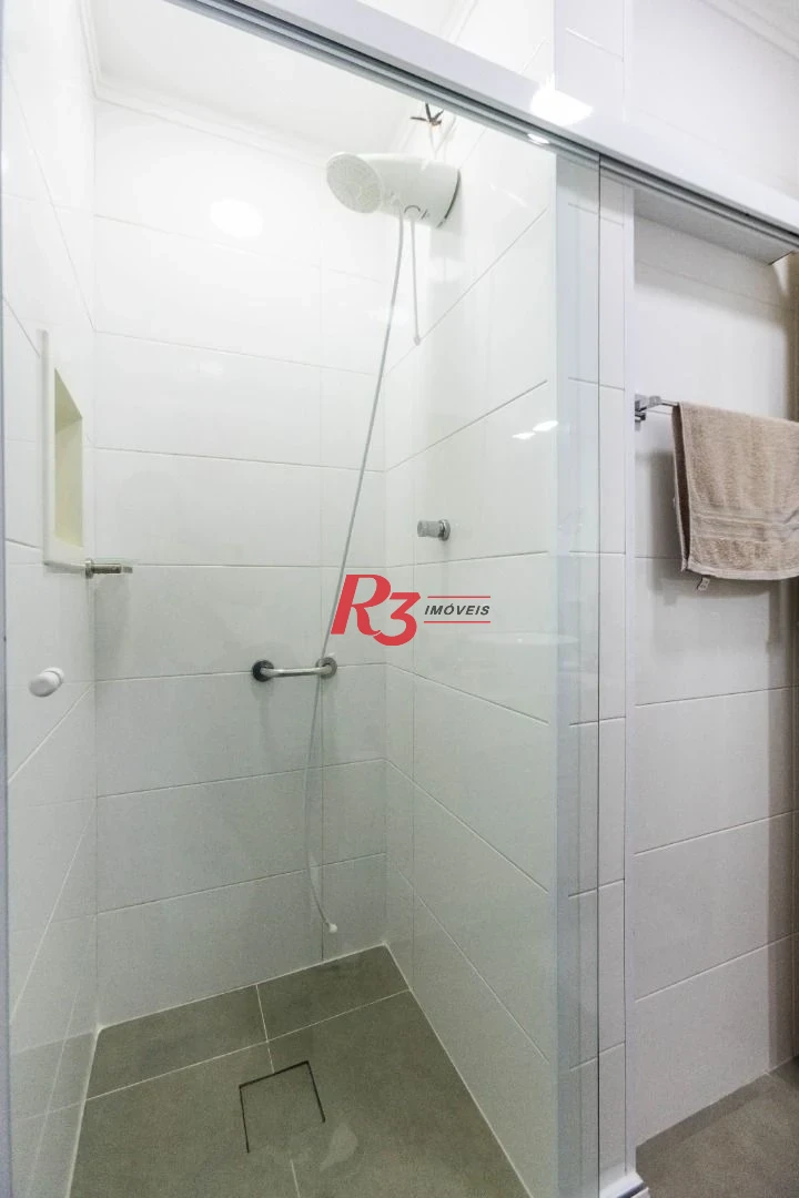 Apartamento com 3 dormitórios à venda, 113 m² - Gonzaga - Santos/SP