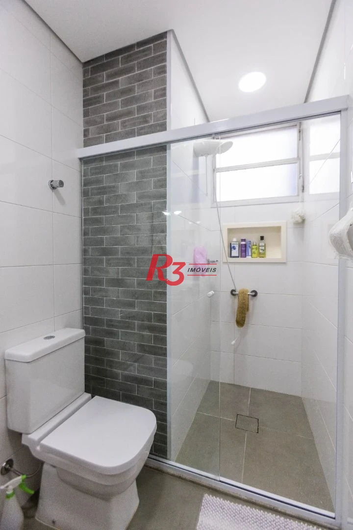 Apartamento com 3 dormitórios à venda, 113 m² - Gonzaga - Santos/SP