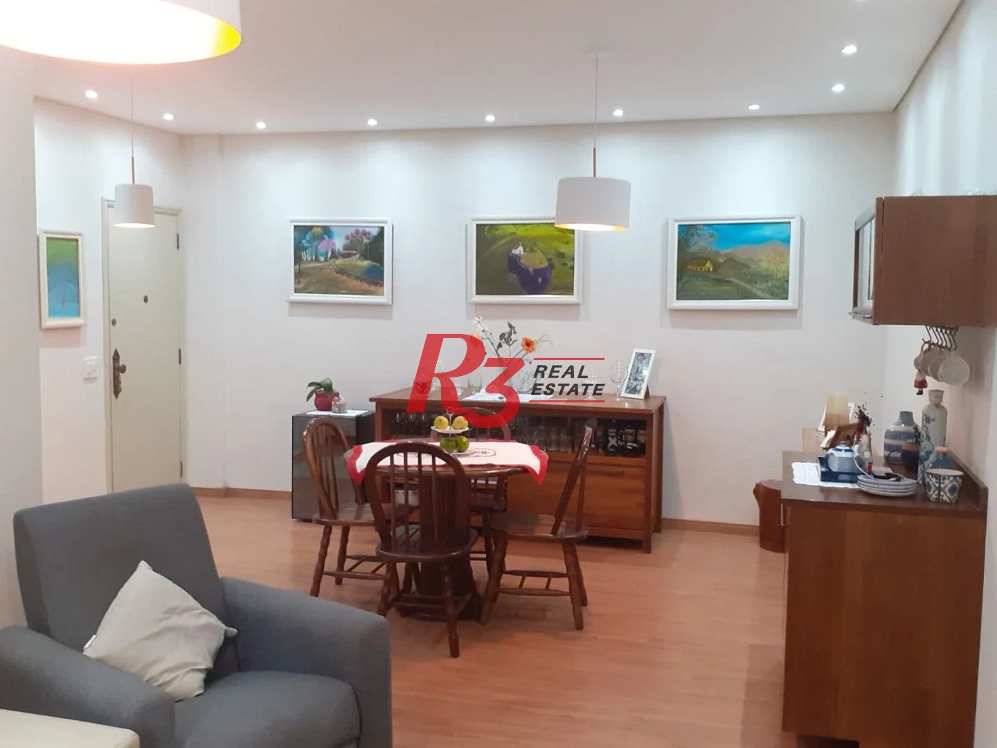 Apartamento com 3 dormitórios à venda, 113 m² - Gonzaga - Santos/SP
