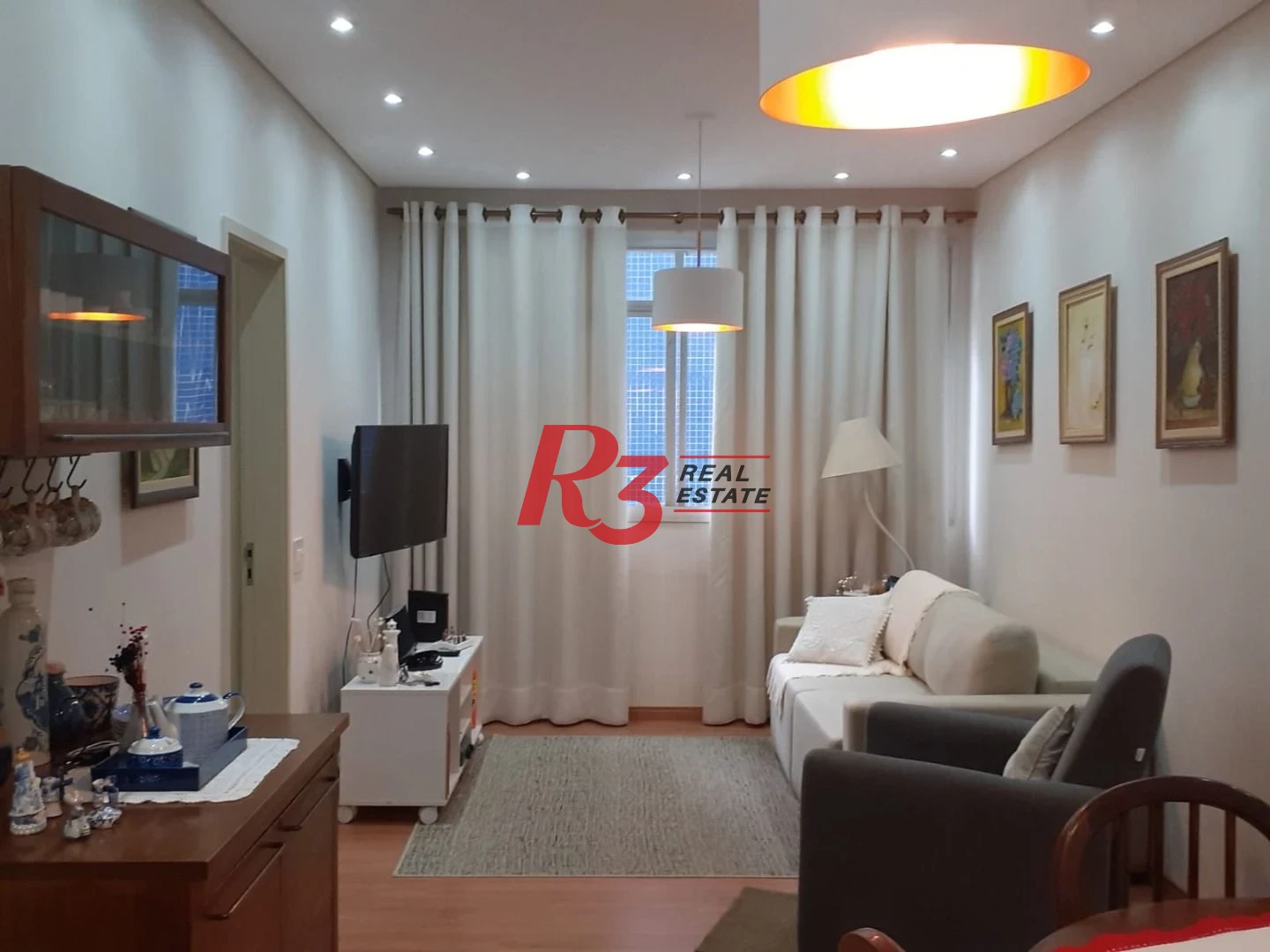Apartamento com 3 dormitórios à venda, 113 m² - Gonzaga - Santos/SP