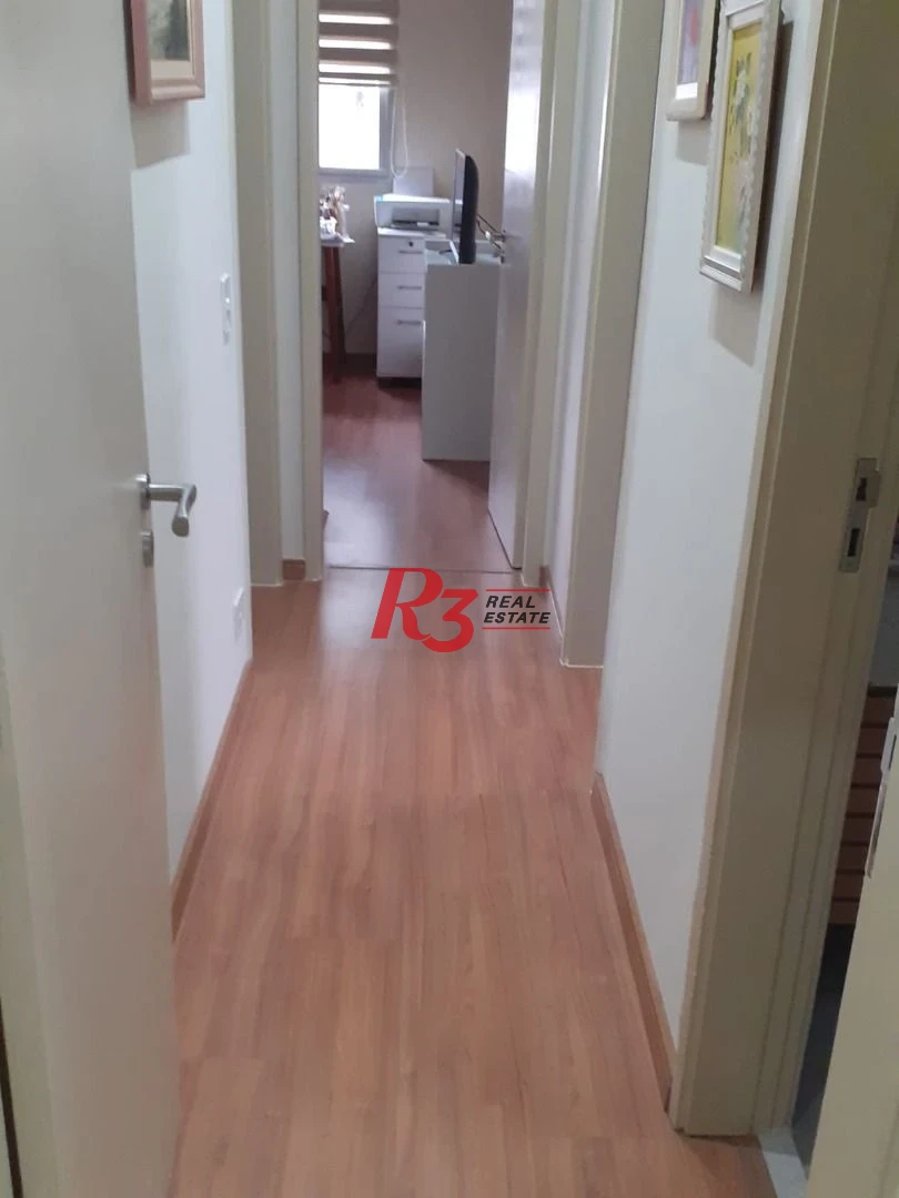 Apartamento com 3 dormitórios à venda, 113 m² - Gonzaga - Santos/SP