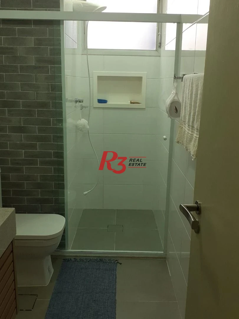 Apartamento com 3 dormitórios à venda, 113 m² - Gonzaga - Santos/SP