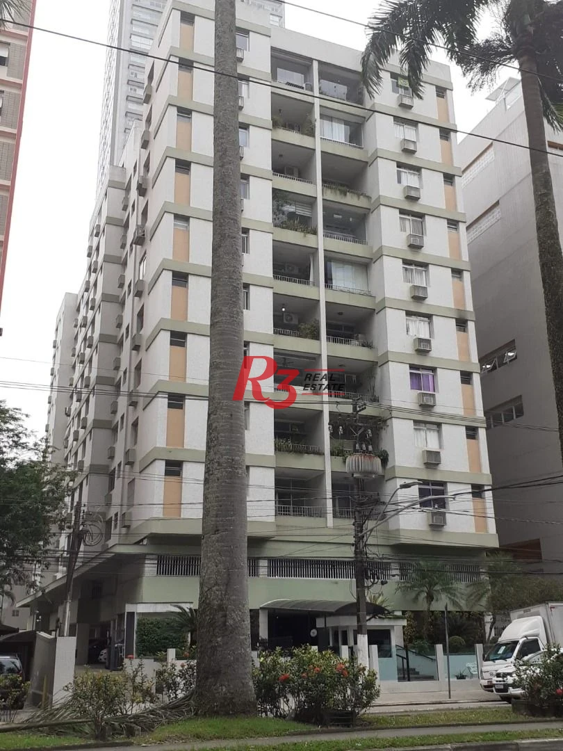 Apartamento com 3 dormitórios à venda, 113 m² - Gonzaga - Santos/SP