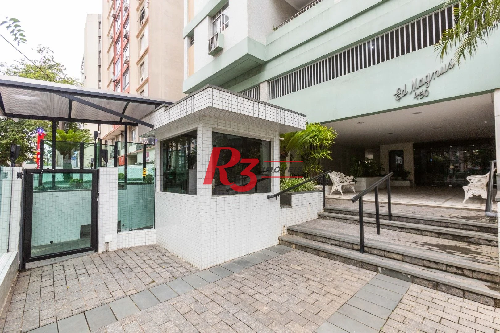 Apartamento com 3 dormitórios à venda, 113 m² - Gonzaga - Santos/SP