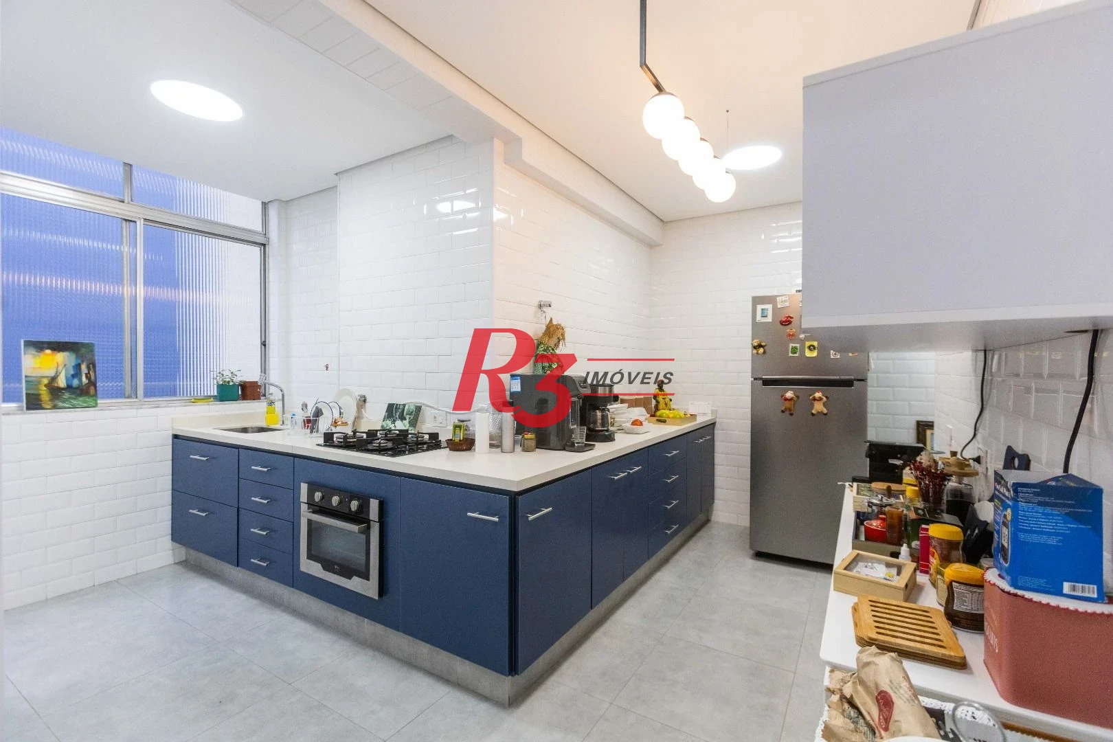 Apartamento com 3 dormitórios à venda, 113 m² - Gonzaga - Santos/SP