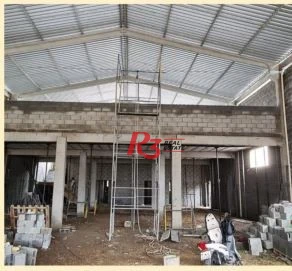 Galpão para alugar, 745 m² por R$ 21.191,92/mês - Parque São Vicente - São Vicente/SP