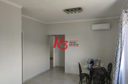 Apartamento com 2 dormitórios à venda, 92 m² - Estuário - Santos/SP
