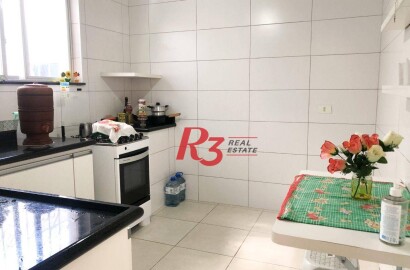 Sobrado com 2 dormitórios para alugar, 94 m² - Ponta da Praia - Santos/SP